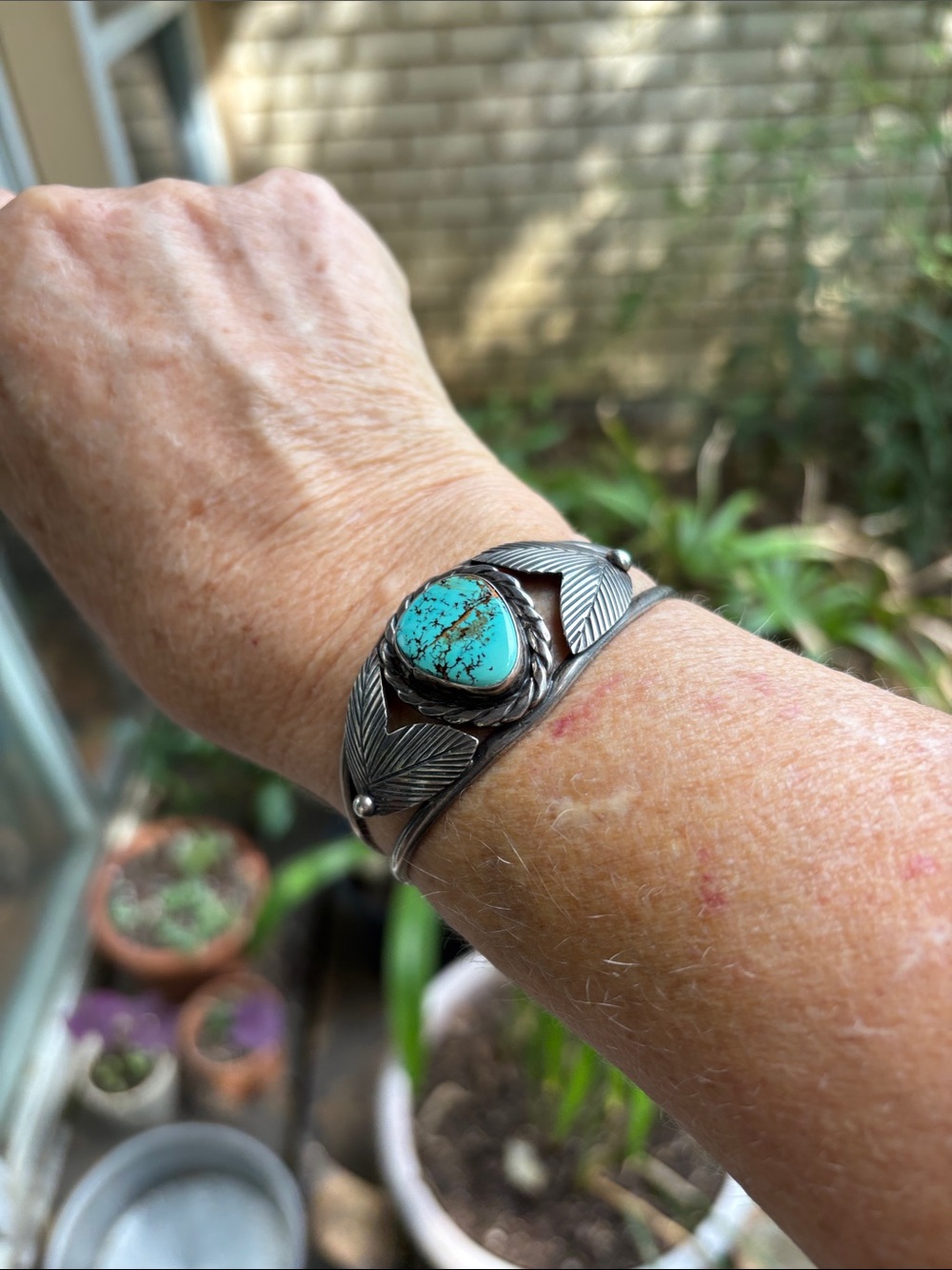 Sterling Silver Turquoise Cuff